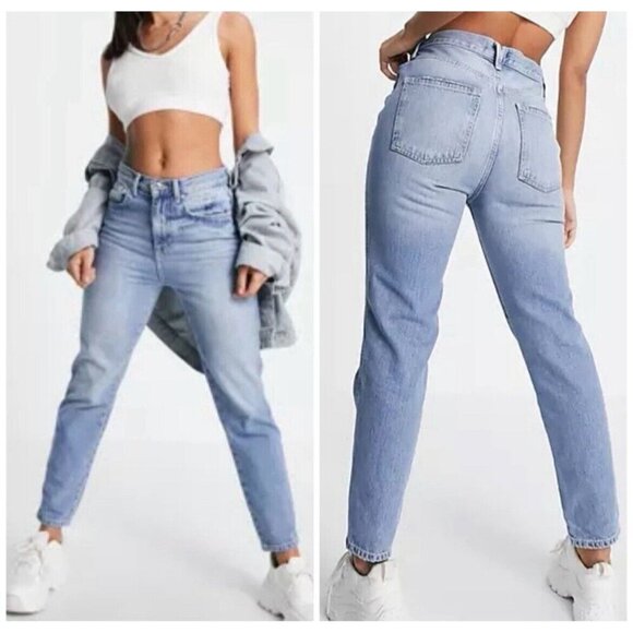 We The Free People Light Wash Jeans Stovepipe Denim Women's 26 - Picture 1 of 12